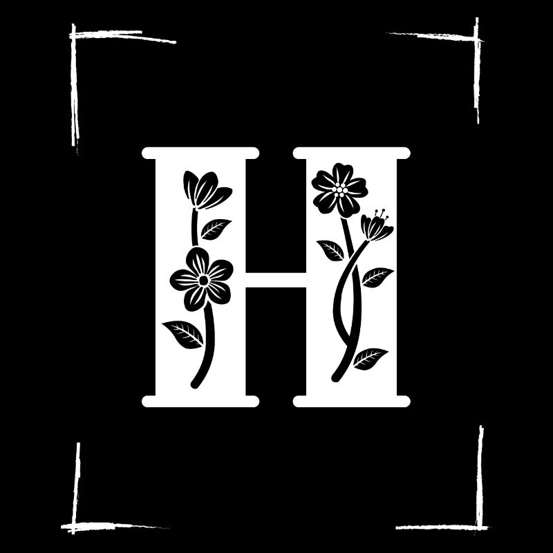 letter H initial