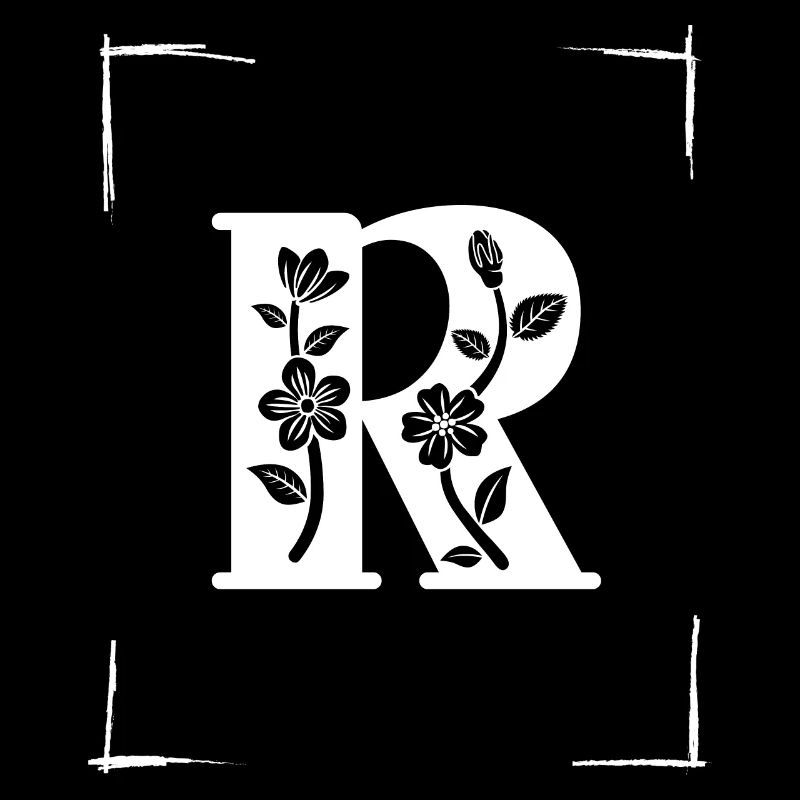 letter R initial