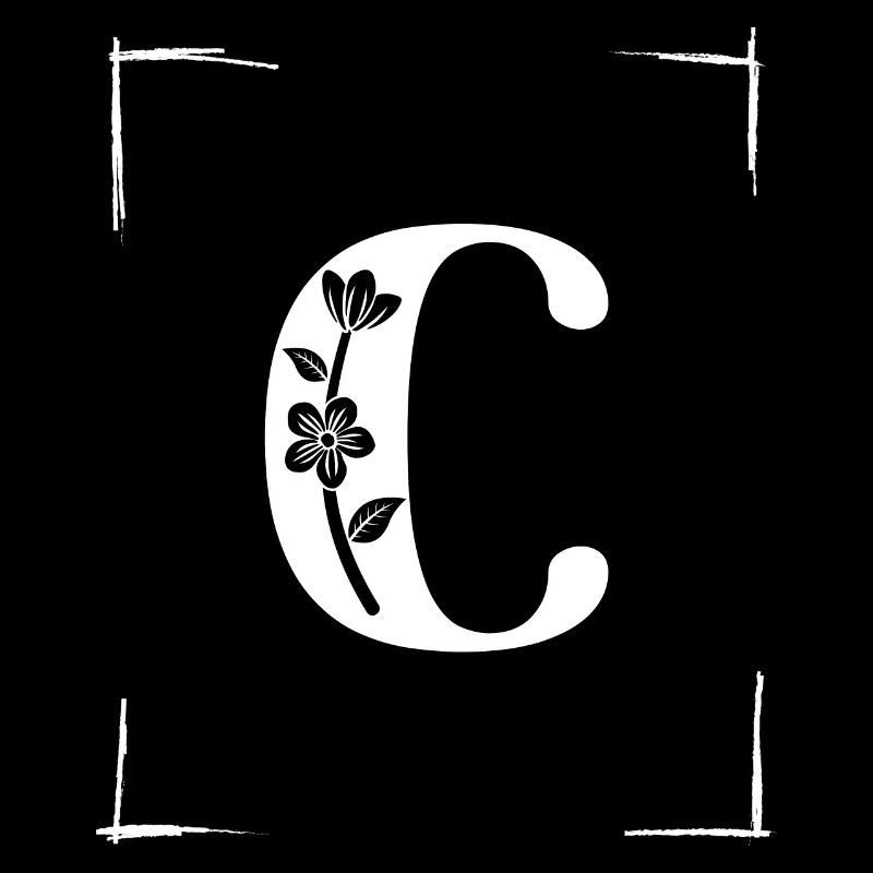 letter C initial