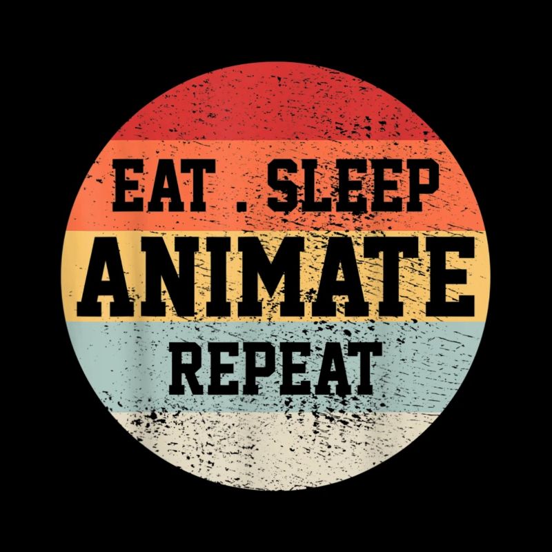 Animator Animation Retro Vintage Funny Gift