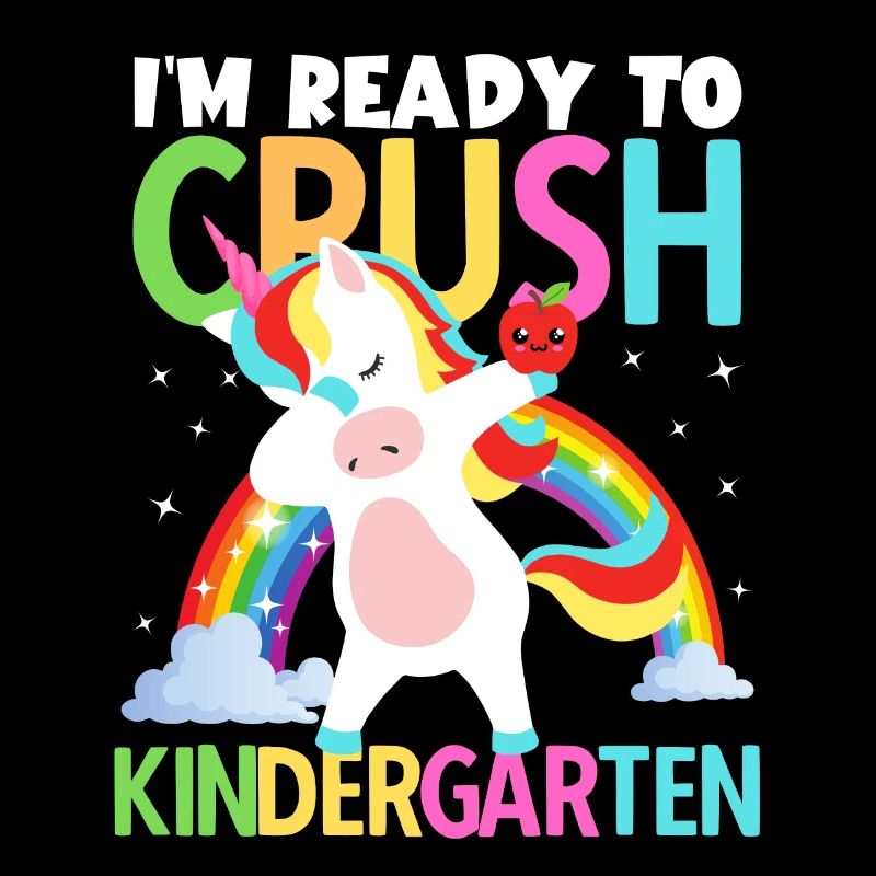 Zurück zur Schule bin ich bereit, Kindergartenmädchen zu zerquetschen