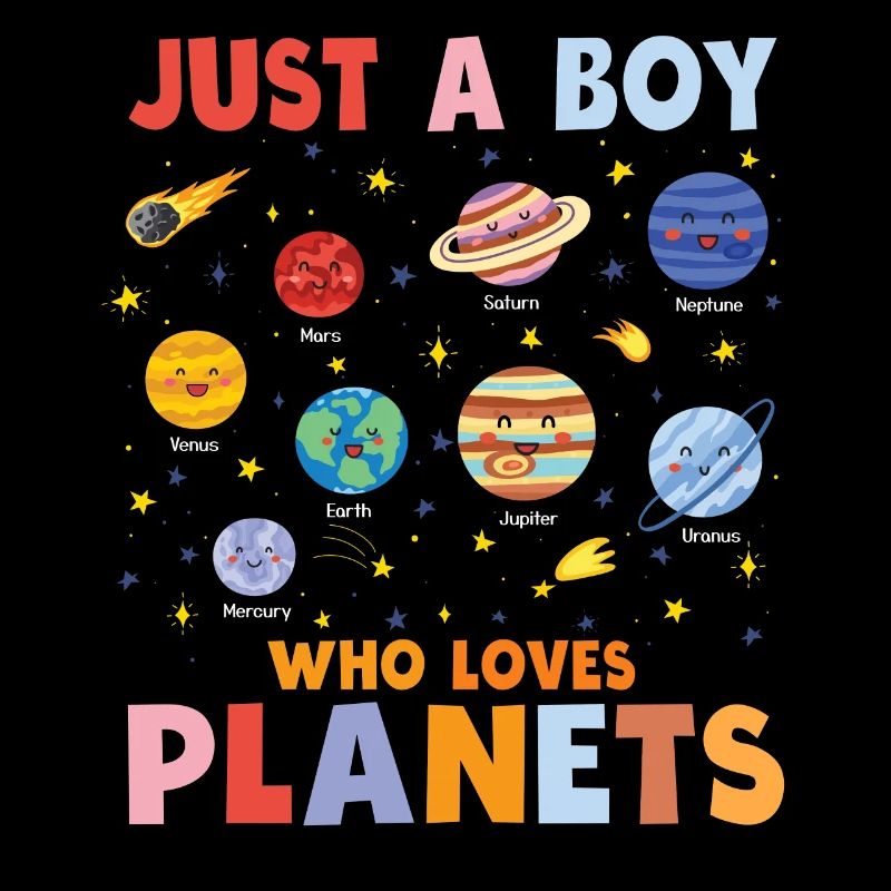 Just A Boy Who Loves Planets Solar System