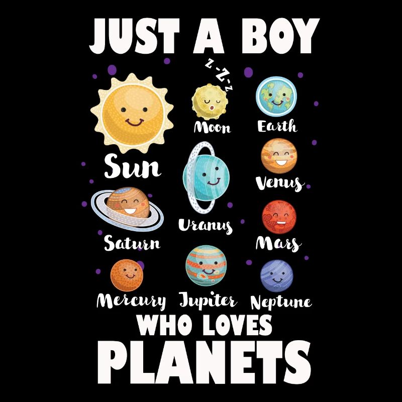 Just A Boy Who Loves Planets Solar System