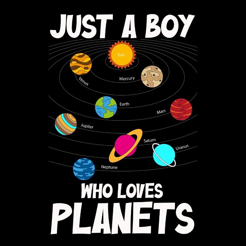 Just A Boy Who Loves Planets Solar System