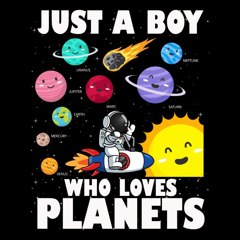 Just A Boy Who Loves Planets Solar System