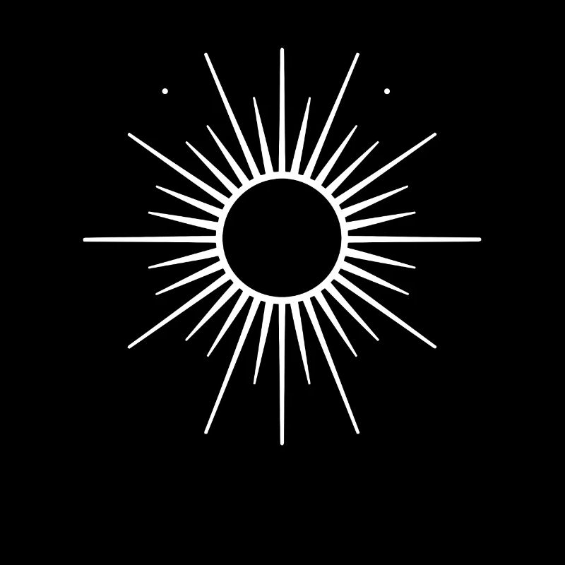 Sonne Astronomisches Symbol