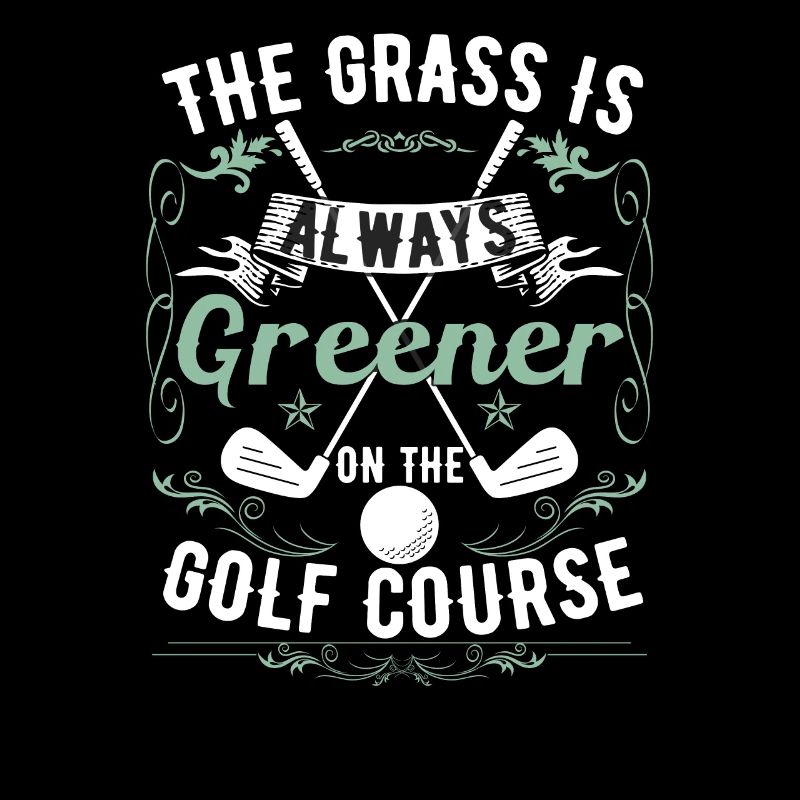 Das Gras ist auf dem Golfplatz immer grüner