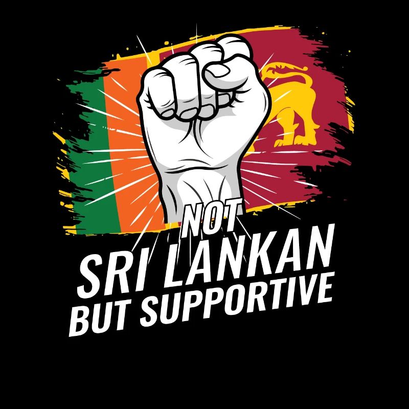 Not Sri Lankan But Supportive Sri Lanka Flag