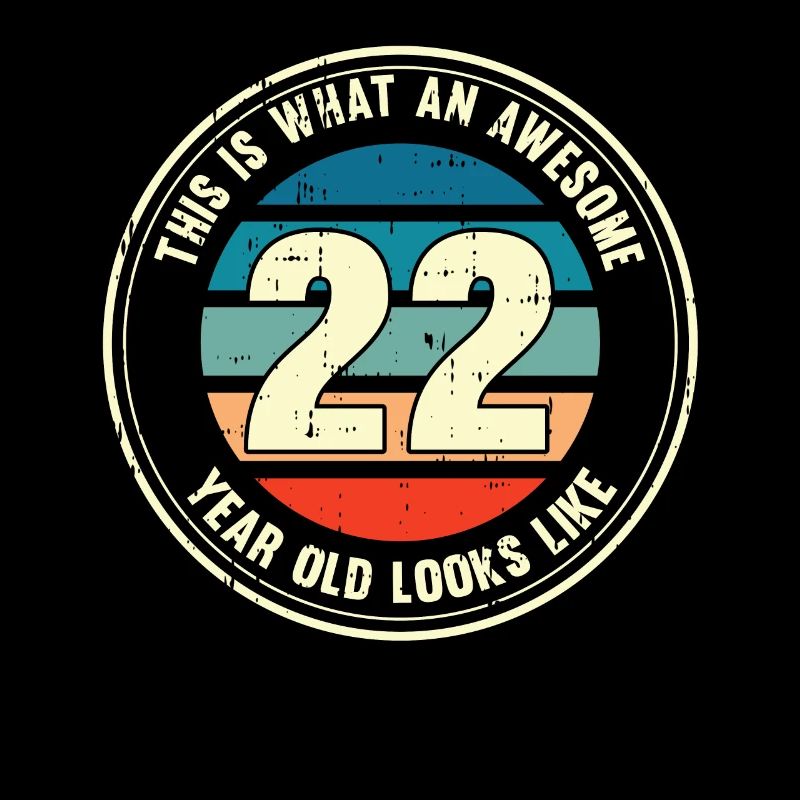 22e anniversaire pour que vous voyiez avec 22 cadeaux rétro