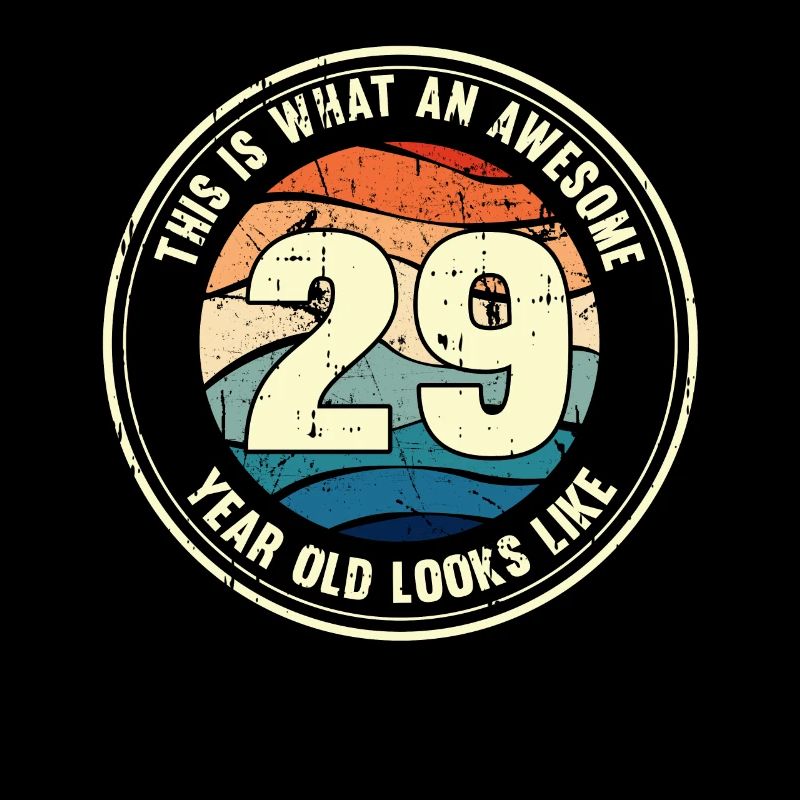 29e anniversaire pour que vous voyiez avec 29 cadeaux rétro