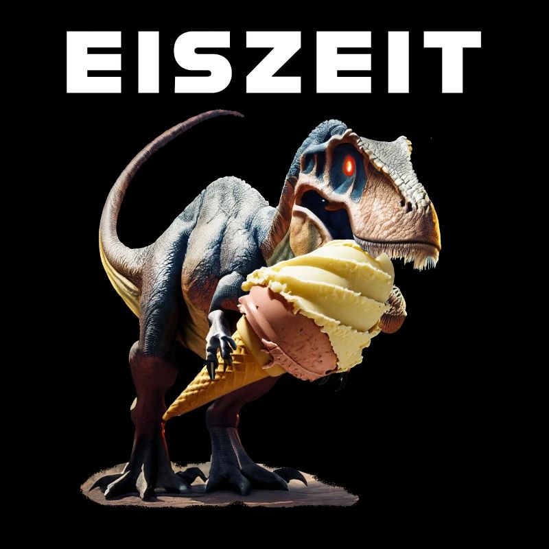 Eiszeit mit Dinosaurier