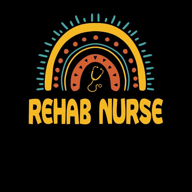 Rehab Krankenschwester Boho Regenbogen