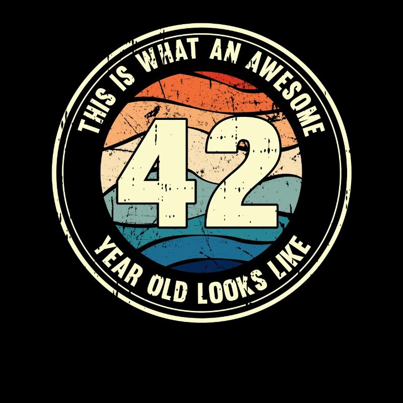 42e anniversaire pour que vous voyiez avec 42 cadeaux rétro