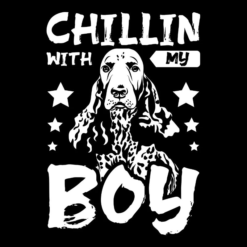 Chillin avec mon cocker garçon