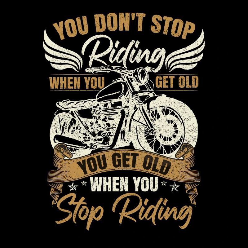 Vintage Biker Motorcycle Motorcyclist Biker
