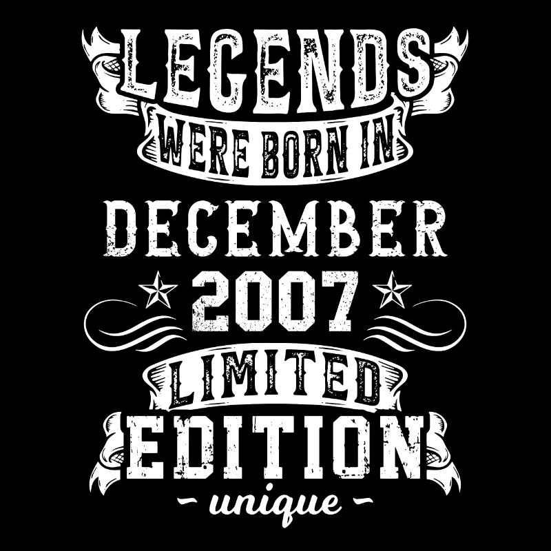 Birthday December 2007 year Limited Edition