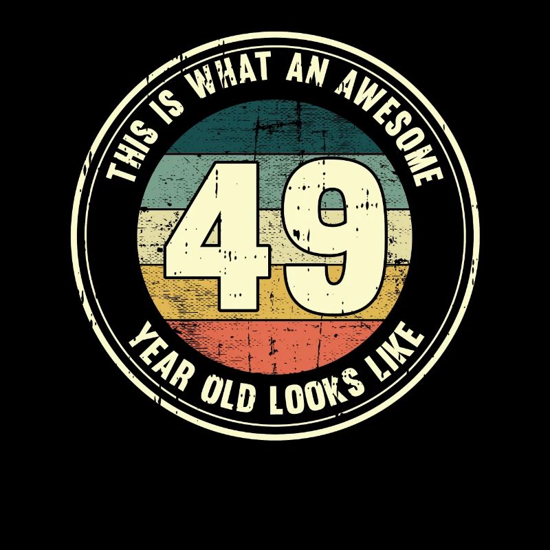 49. Geburtstag so sieht man mit 49 Retro Geschenk