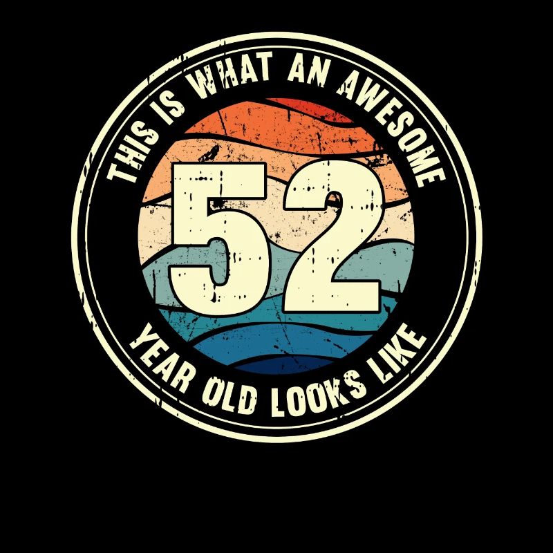 52e anniversaire pour que vous voyiez avec 52 cadeaux rétro