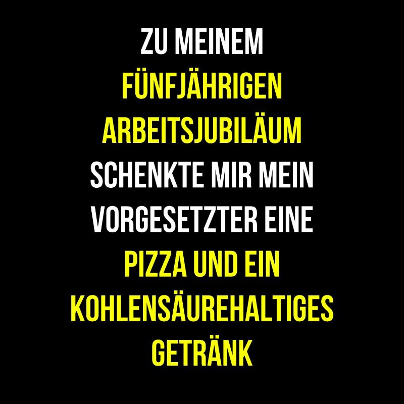 Arbeitsjubiläum Dankbarkeit Chef traurig Pizza