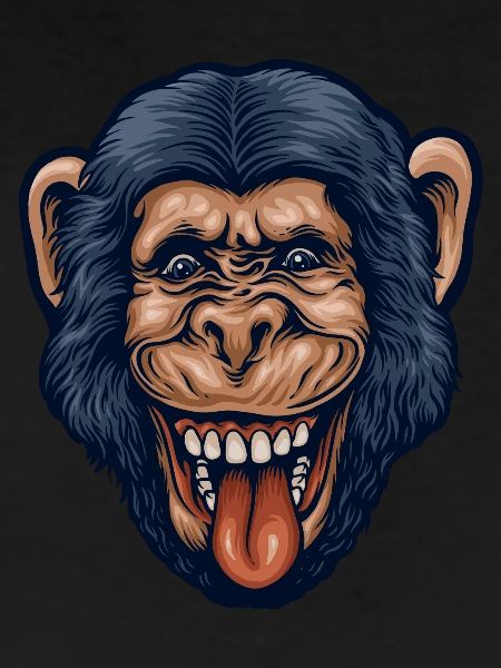 Chimp head