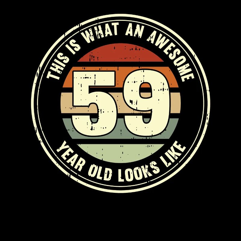 59e anniversaire pour que vous voyiez avec 59 cadeau rétro