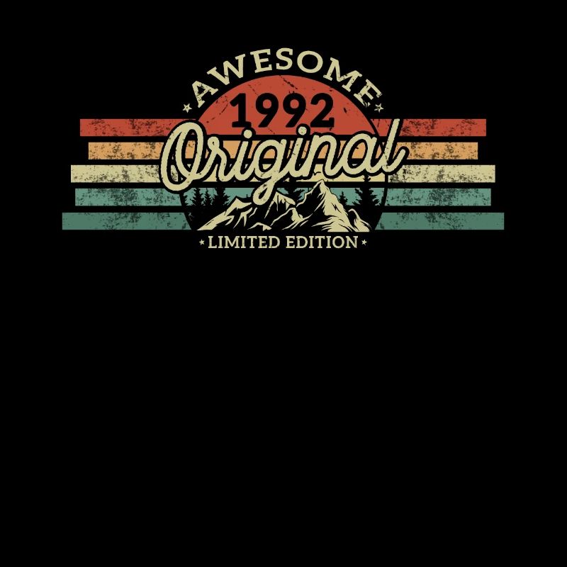 Geburtstag 1992 Vintage Retro