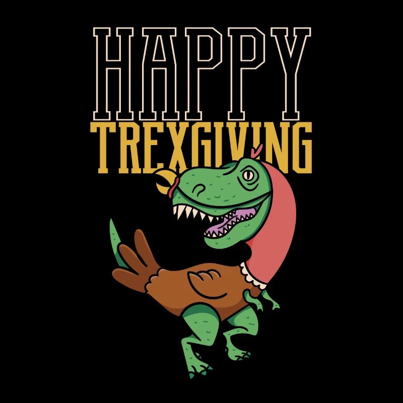 Joyeux Trexgiving Thanksgiving T Rex Dinosaure