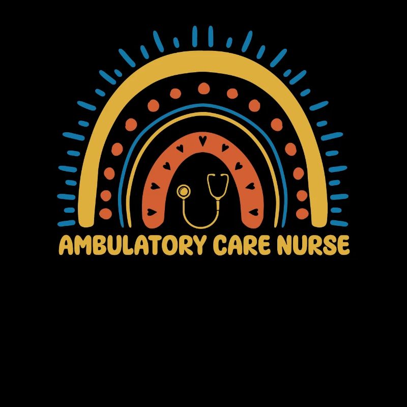 Infirmière ambulatoire Boho Rainbow