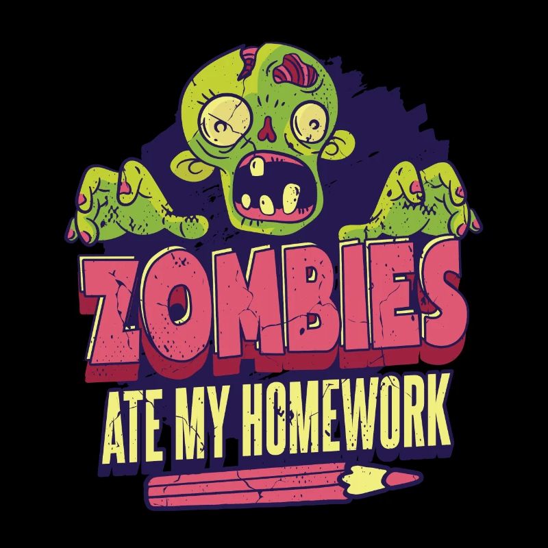 Les zombies ont mangé mes devoirs Halloween