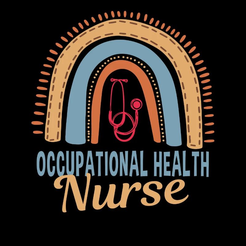 Arbeitsmedizinische Krankenschwester Boho Rainbow