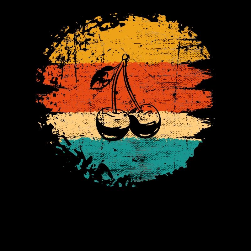 Cherry Retro Fruit Fruit Cherries