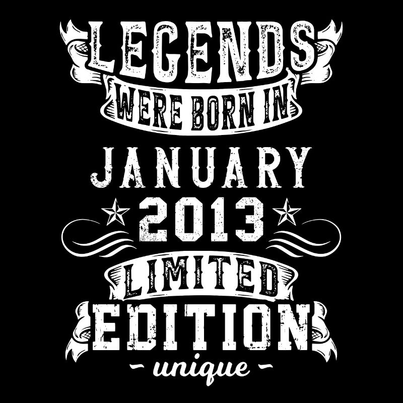 Anniversaire Janvier 2013 Année Edition Limitée