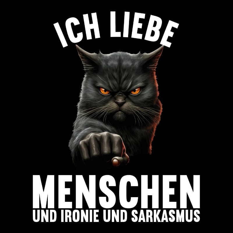 Ich liebe Menschen und Ironie und Sarkasmus