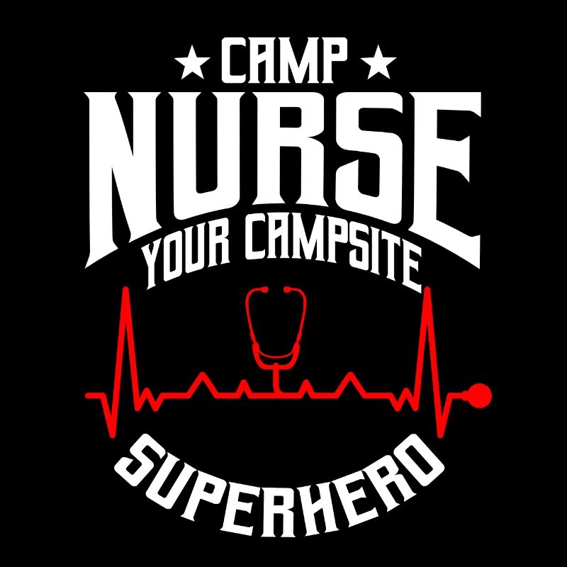 Camping Krankenschwester Superheld