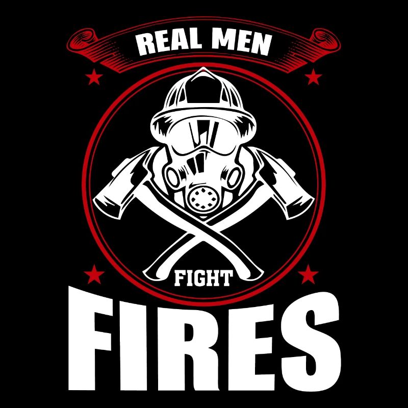 Echte Männer Bekämpfen Brände