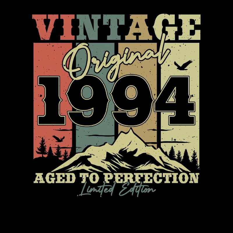 Original 1994 Vintage Geburtstag Retro