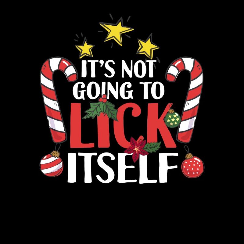 It won't lick itself candy cane lust