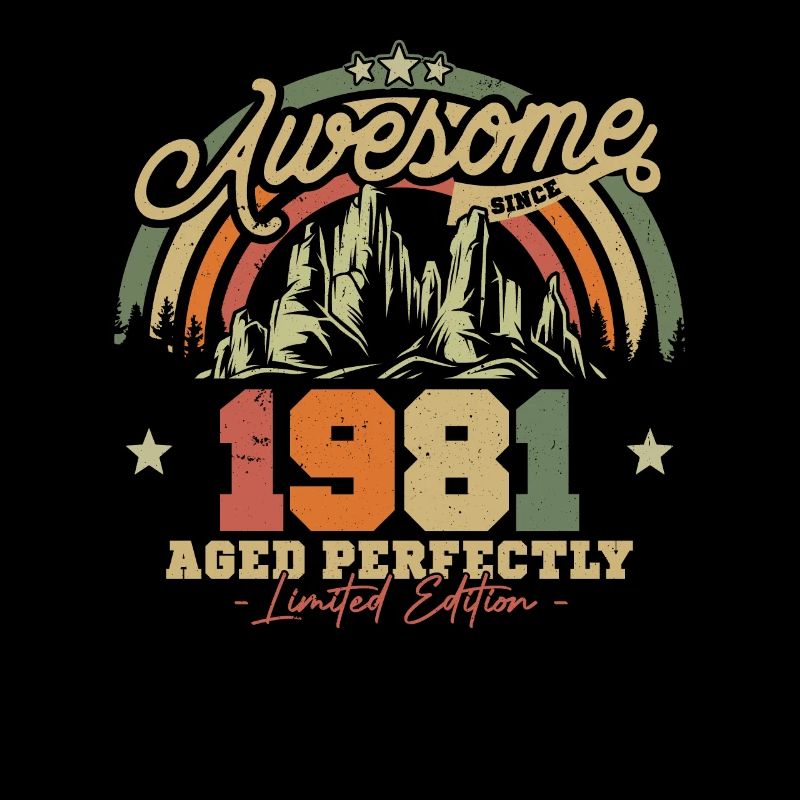 Vintage 1981 Birthday Gift