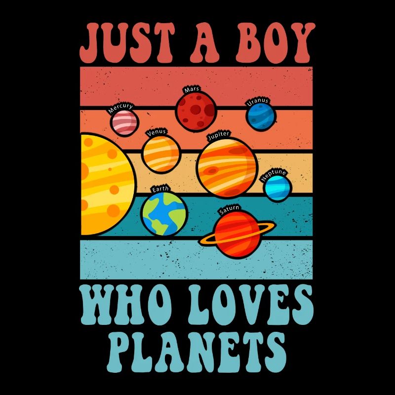 Just A Boy Who Loves Planets Solar System
