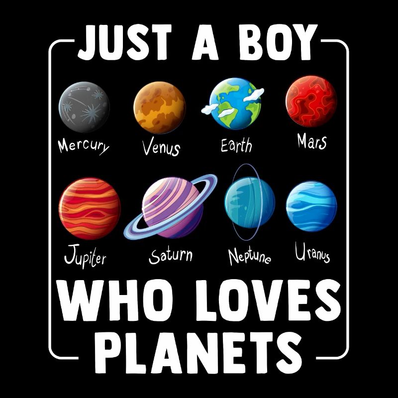 Just A Boy Who Loves Planets Solar System