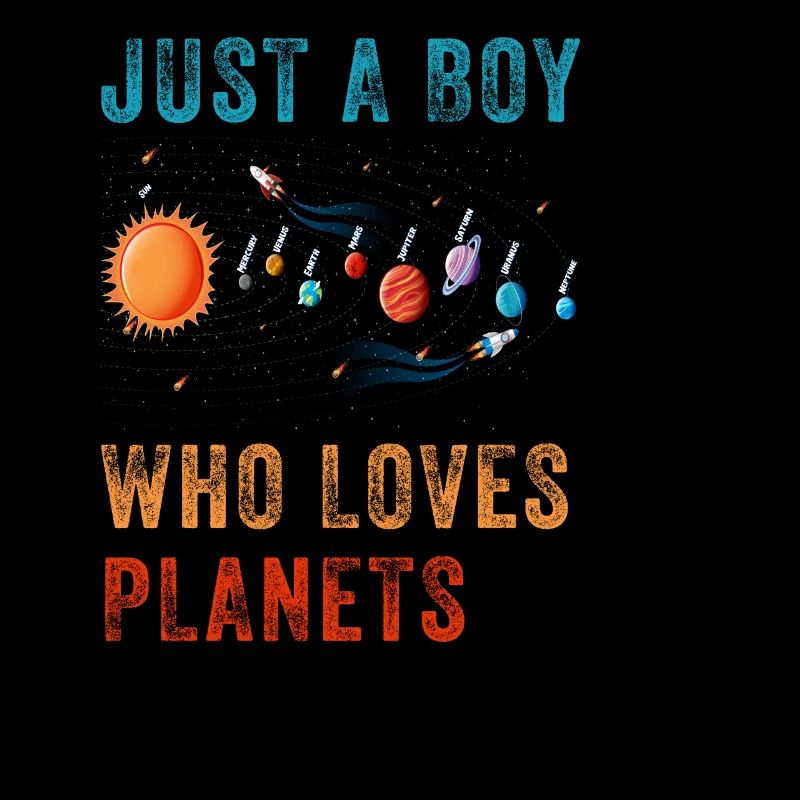 Just A Boy Who Loves Planets Solar System
