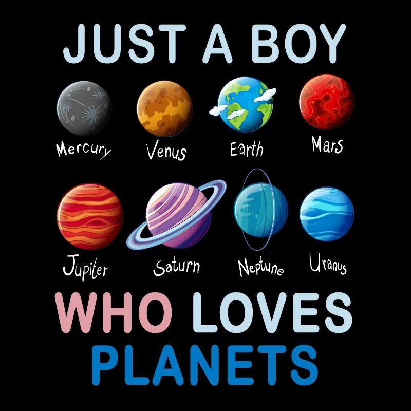 Just A Boy Who Loves Planets Solar System