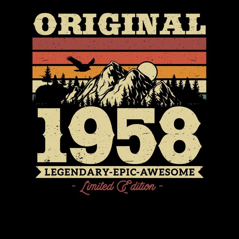 Vintage 1958 Birthday Gift