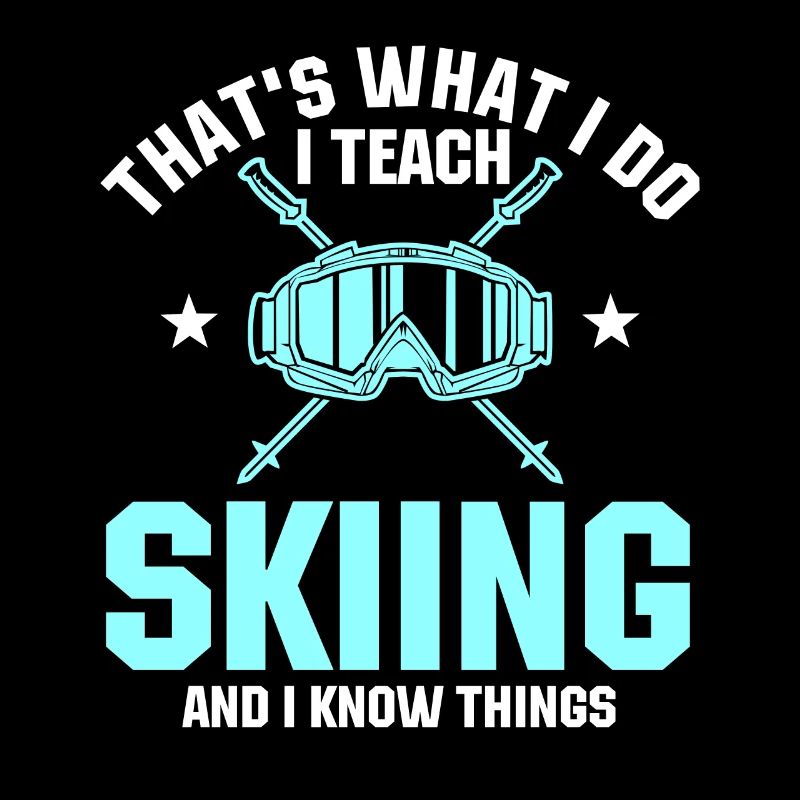 Funny ski instructor saying