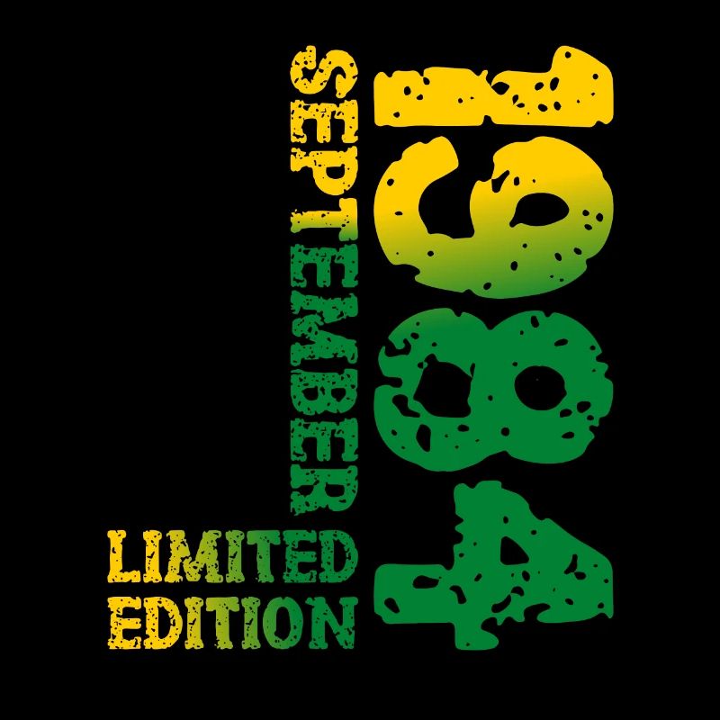 1984 Septembre Edition Limitée 39th Birthday Deco