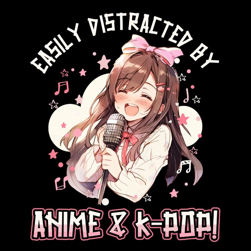 Easily distracted by Anime and K-Pop