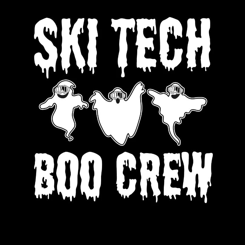 Ski Tech Boo Crew Halloween Ghosts