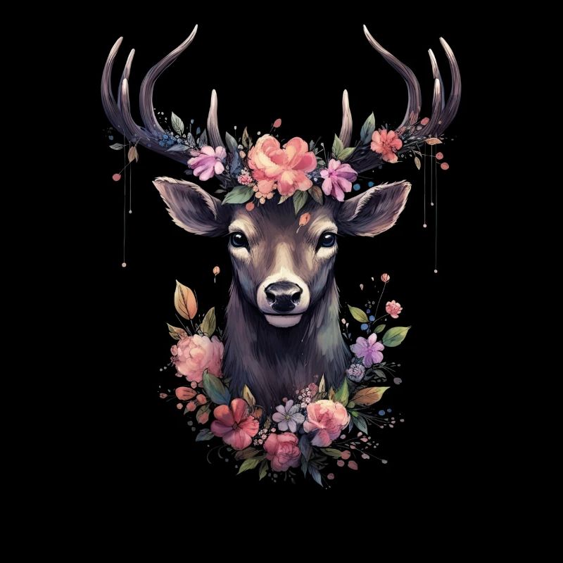 Replacement dirndl deer antlers deer