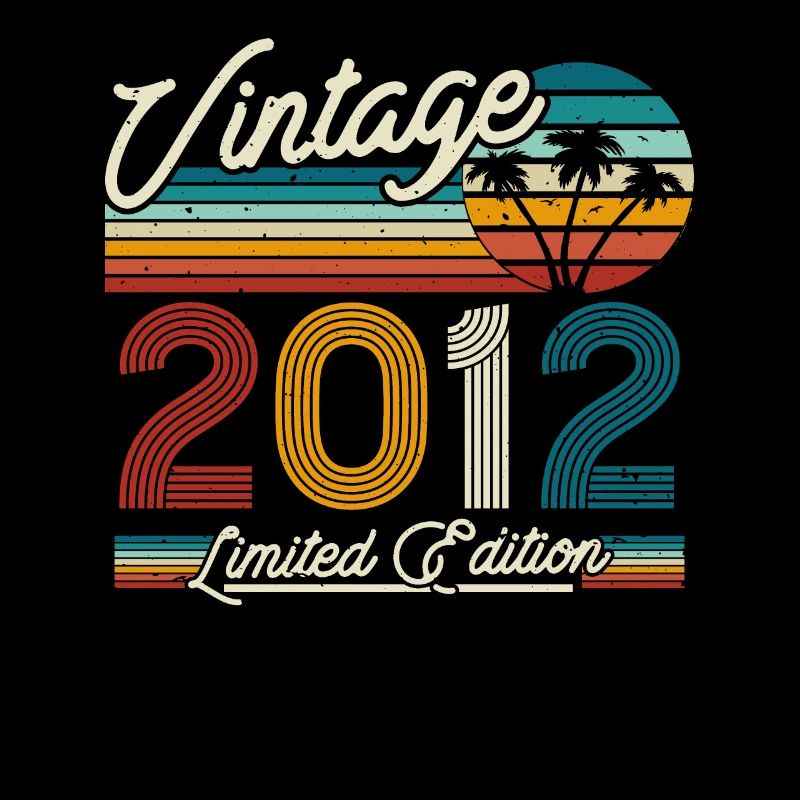 Cadeau d’anniversaire vintage 2012, 11/12 ans