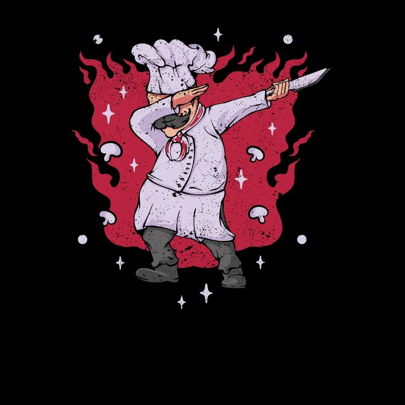 Chef Polka Dot Culinary Sous-Chef Kitchen Chef